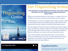 Tablet Screenshot of der-fluegelschlag-gottes.com